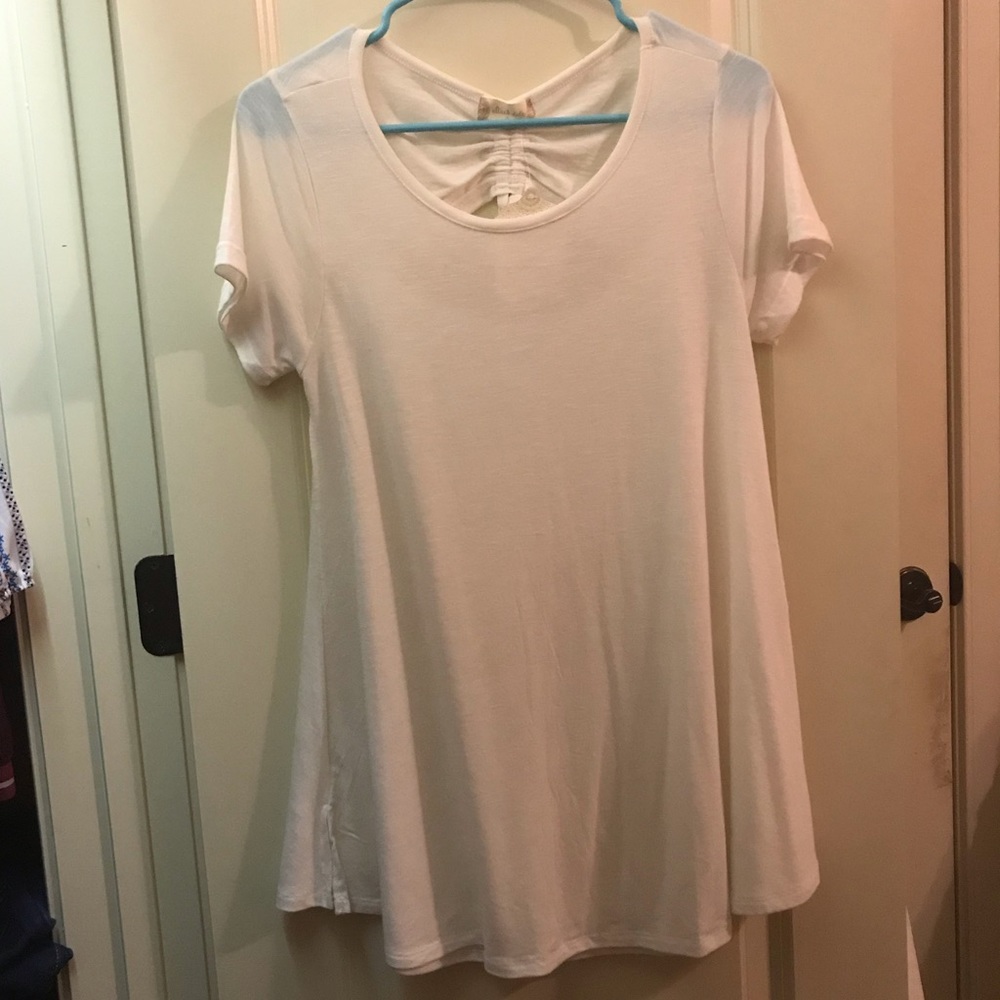 NWT - Altar’d State -  Sheer Shirt - Eggwhite